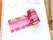 Valentine's Day Pink Romantic Date Night Anniversary Roses Washi Tape Set February 2024 - W102